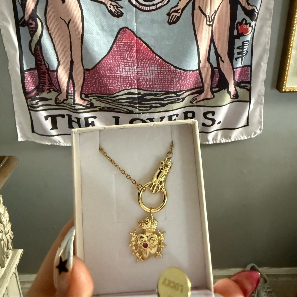 Gold Sun Pendant Necklace